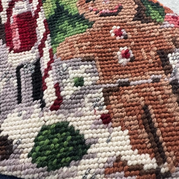 Vintage Needlepoint Stocking - Picture 3 of 5